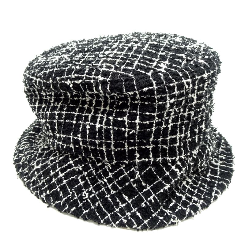 CHANEL ブラック ツイード バケットハット CHANEL（シャネル） ［銀座店］CHANEL ツイード バケットハット L