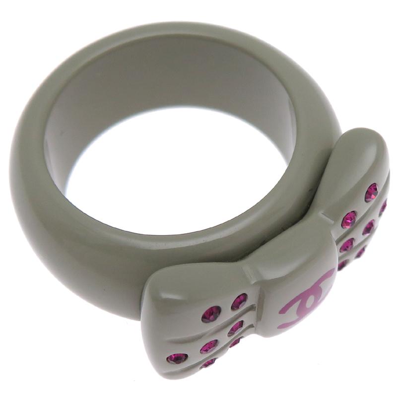 CHANEL（シャネル） ［銀座店］CHANEL ラインストーン リボン リング