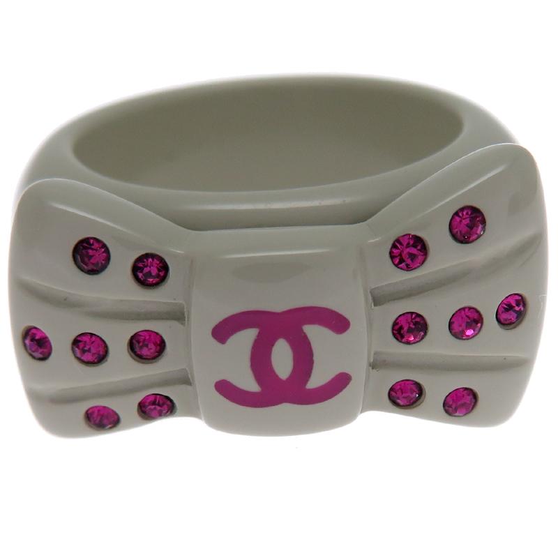 CHANEL（シャネル） ［銀座店］CHANEL ラインストーン リボン リング