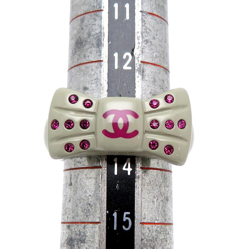 CHANEL（シャネル） ［銀座店］CHANEL ラインストーン リボン リング