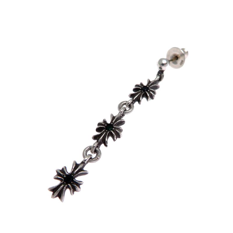 銀座店］CHROME HEARTS クロムハーツ ※片方のみ SV925 エメラルド