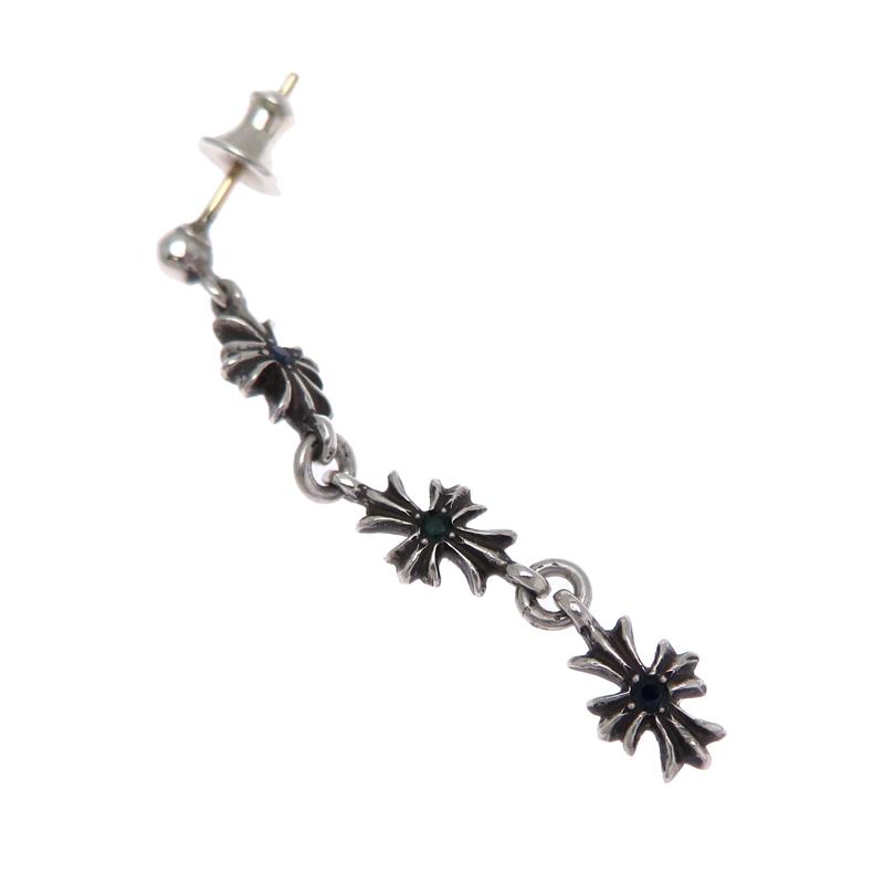 銀座店］CHROME HEARTS クロムハーツ ※片方のみ SV925 エメラルド