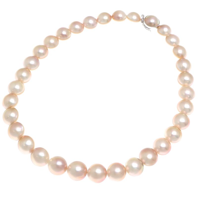 銀座店］TASAKI タサキ（田崎真珠） 13.9〜13.2mm マベ パール 