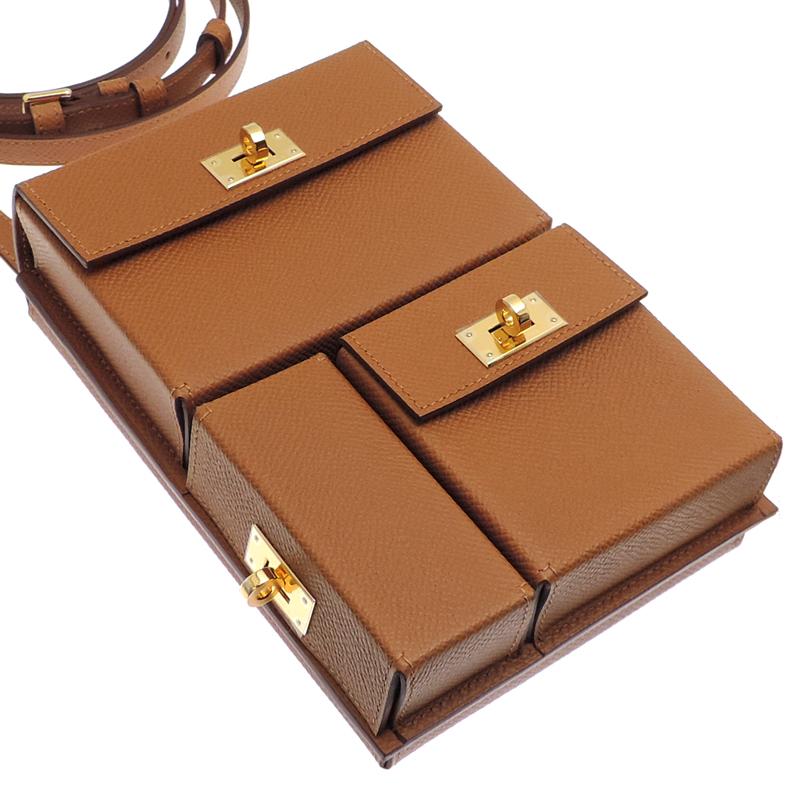 HERMESエルメス ケリーポケット エトゥープ×ゴールドY刻印！新品未使用 HERMES（エルメス） ［銀座店］HERMES ケリー マルチポケット トゥー