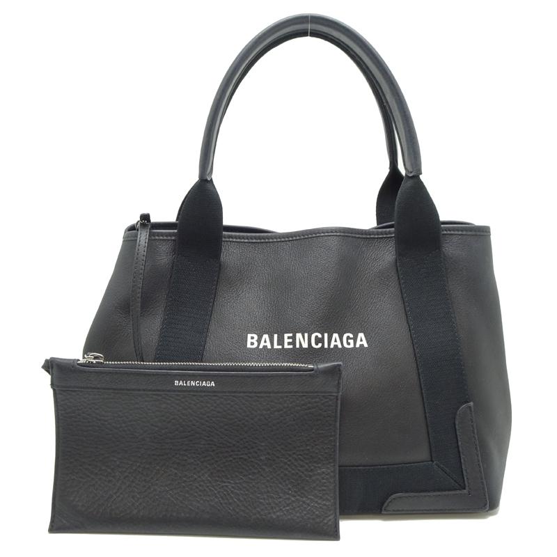 最終値下げ【美品】バレンシアガ ネイビーカバス XS レザー ハンドバッグ バレンシアガ トートバッグ ネイビーカバ XS レザー バッグ 人気