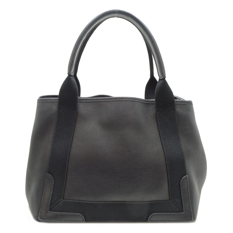 バレンシアガ ネイビーカバスXS 339933 キャンバス レザー BALENCIAGA（バレンシアガ） ［銀座店］BALENCIAGA ネイビー カバス XS