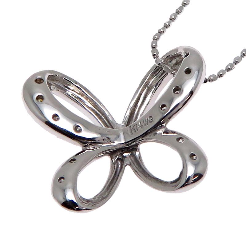 飯能本店］Non Brand ノンブランド ダイヤモンド ネックレス K14  