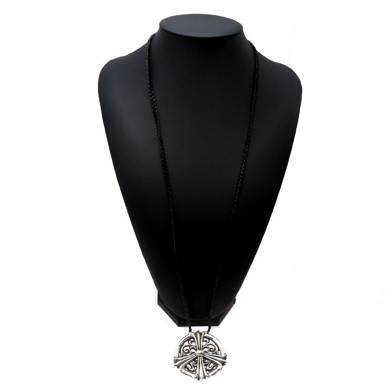 銀座店］CHROME HEARTS クロムハーツ ピース メダリオン レザー