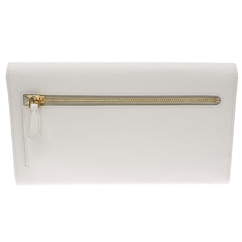 新品未使用‼️【PRADA】長財布 1MH311 サフィアーノ レザー ビアンコ PRADA（プラダ） ［銀座店］PRADA 1MH311 長財布 サフィアーノ レザー