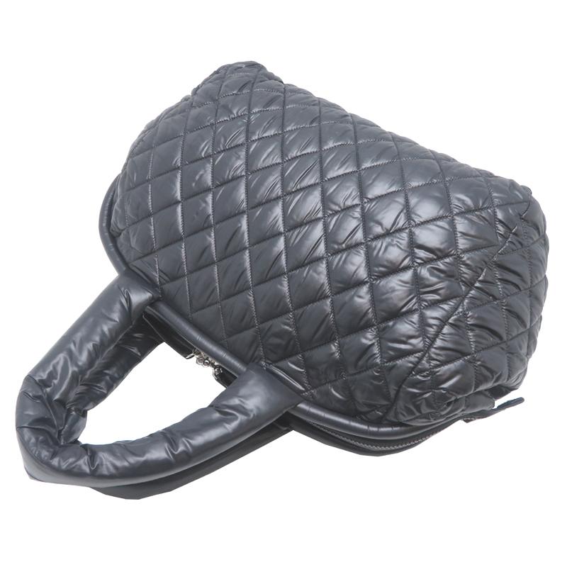 CHANEL シャネル コココクーン ミニトートバッグ 黒 CHANEL シャネル コココクーン スモール ブランドオフ ナイロン