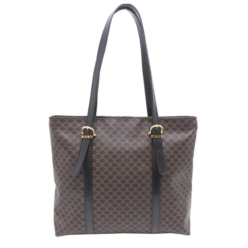 CELINE ［飯能本店］CELINE セリーヌ マカダム トートバッグ PVC 