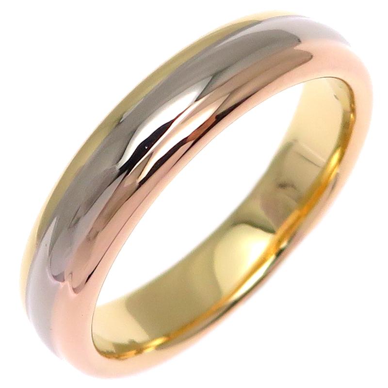 カルティエ　トリニティリング 750 12号/#52 Cartier カルティエ トリニティリング 指輪 クラシック 750（K18PG/YG