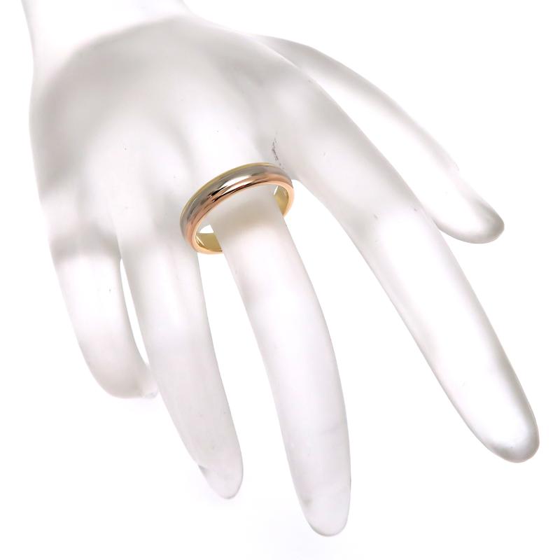 cartierトリニティ リング　#50 CRN4778200 - トリニティ リング、クラシックモデル、パヴェ