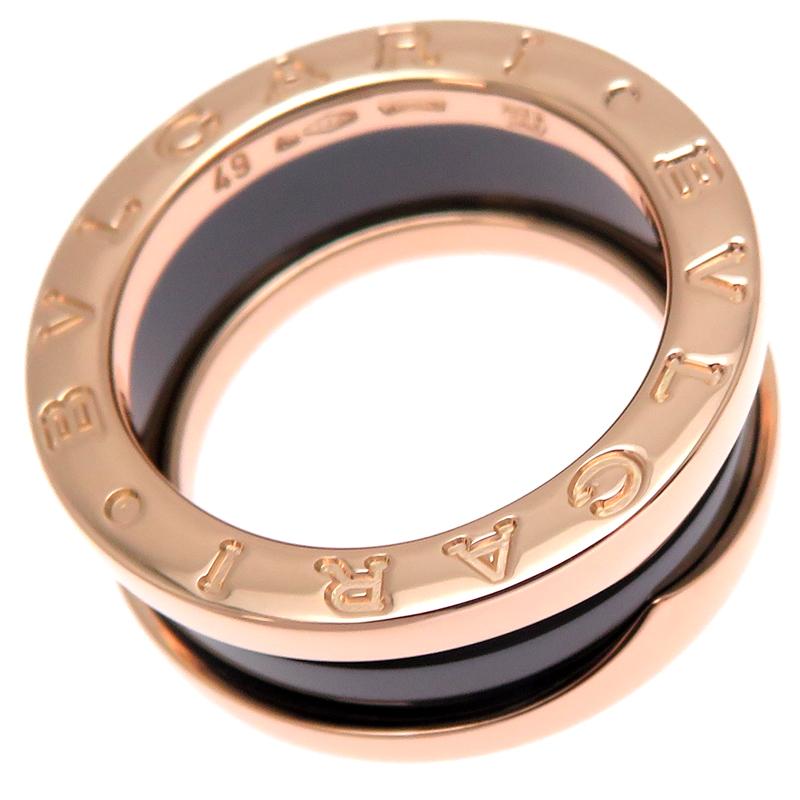 BVLGARI ビーゼロワンリングYG49 箱ありゴールド美品 BVLGARI ［銀座店］BVLGARI ブルガリ #49 ビーゼロワン 347043
