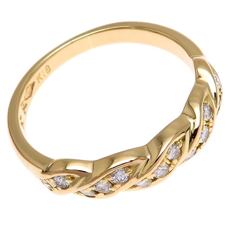 飯能本店］Ginza Tanaka 銀座田中 田中貴金属 K18YG 0.20ct  