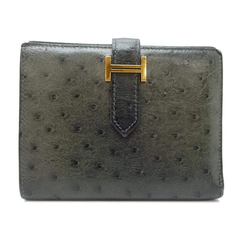 美品　HERMES べアン　ミニ　二つ折り財布　X刻印 HERMES ［銀座店］HERMES エルメス ベアンコンパクト Y刻印