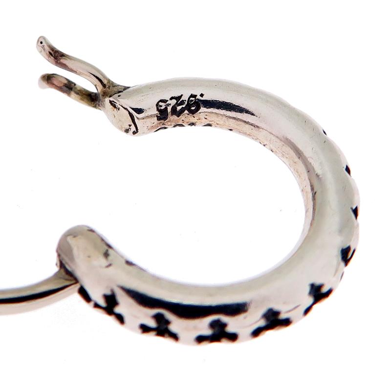 【最終値下げ】クロムハーツ シルバー925 フープ型ピアス 片耳用 最終値下げ】クロムハーツ シルバー925 フープ型ピアス 片耳用 楽天