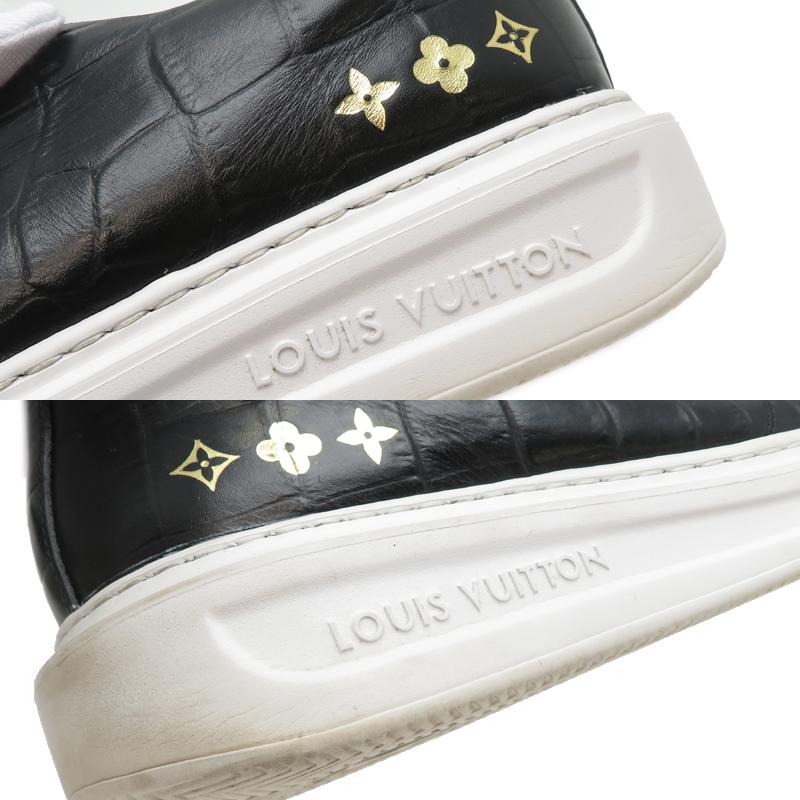【正規品】LOUIS VUITTON ビバリーヒルズスニーカー サイズ6.5 ルイヴィトン☆ビバリーヒルズ ラインスニーカー☆2色・関税込み