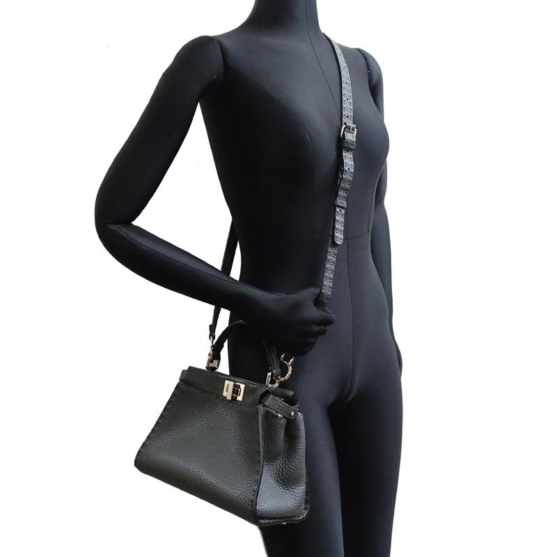 FENDI ピーカブー ハンドバッグ セレリア ラッピー FENDI フェンディ 