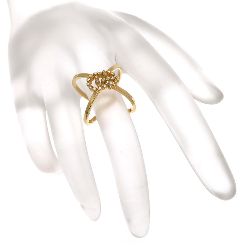 GUCCI ［飯能本店］GUCCI グッチ GG ランニング ダイヤモンド リング  