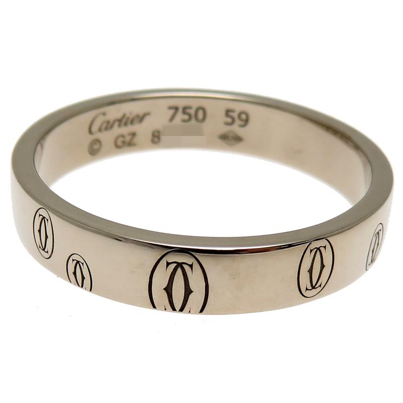 Cartier カルティエ 750 リング サイズ59 ハッピーバースデー