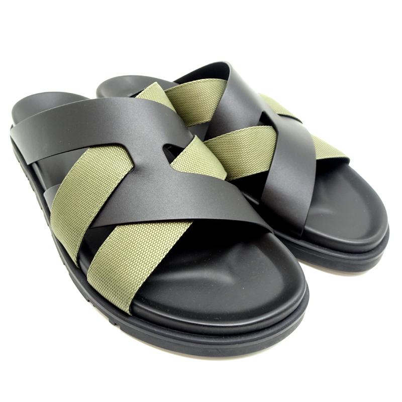 HERMES エルメス　サンダル　イヴ　トリコロール　37.5 HERMES エルメス サンダル イヴ トリコロール 37.5 エルメス