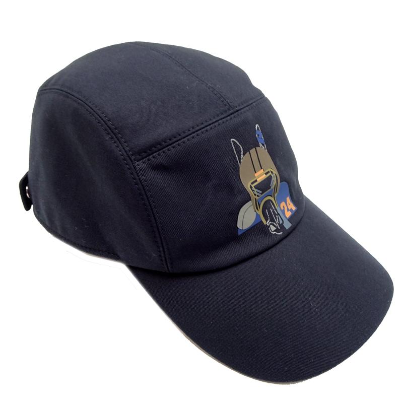 エルメス　HERMES 帽子 中古・古着通販】HERMES (エルメス) キャップ ネイビー サイズ