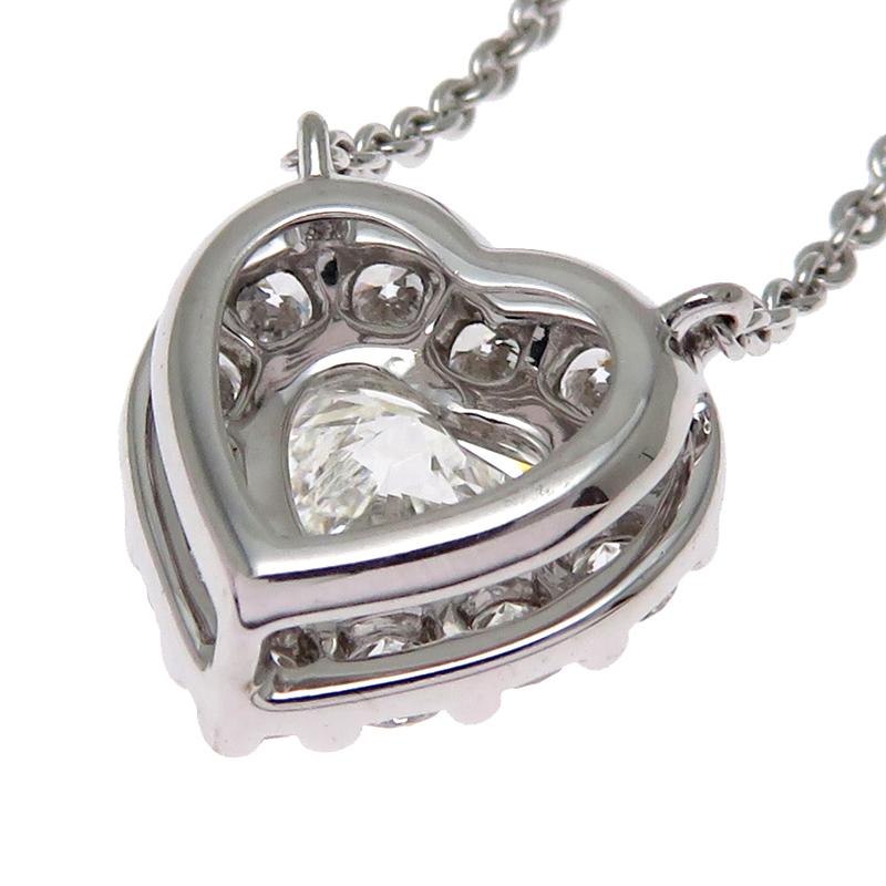 ✨️一点物✨️ハートシェイプPendant アイコン ハートシェイプ ダイヤモンド ペンダント, ホワイトゴールド