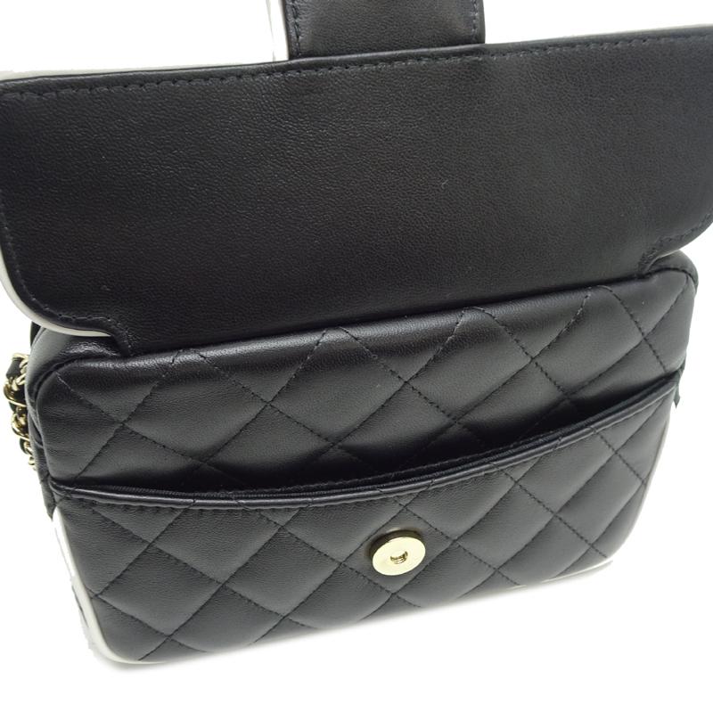 【お値下げ】CHANEL:シャネル:サテン:クラッチ:マトラッセ:バック CHANEL（シャネル） ［銀座店］CHANEL マトラッセ チェーン クラッチ