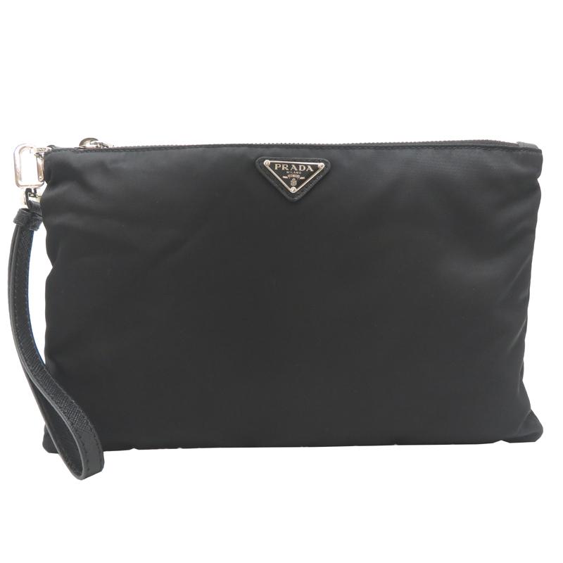 PRADA（プラダ） ［銀座店］PRADA クラッチバッグ ナイロン ブラック系