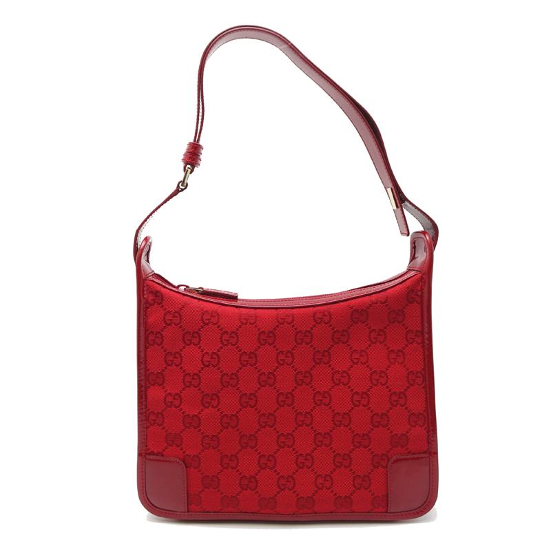Gucci レッドキャンバスバッグ 楽天市場】【バッグ】GUCCI グッチ GGキャンバス ハンドバッグ