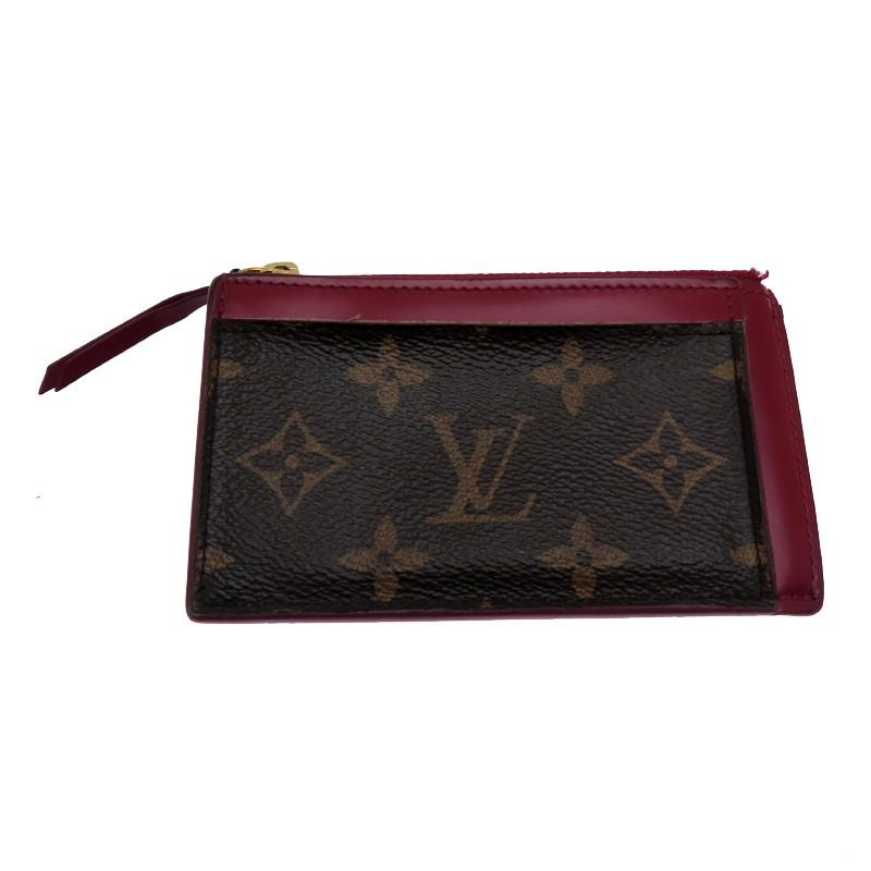［飯能本店］LOUIS VUITTON LV ルイ・ヴィトン ポルト カルト ジップ M67889 カードケース モノグラム フューシャー DH88562_1