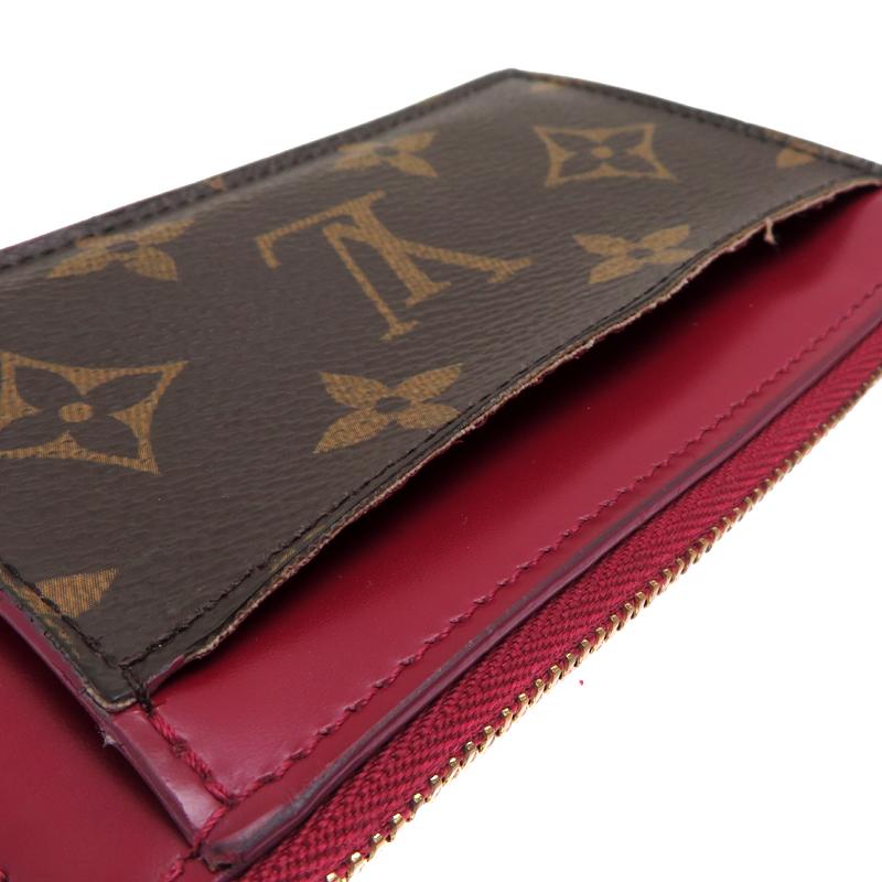 ［飯能本店］LOUIS VUITTON LV ルイ・ヴィトン ポルト カルト ジップ M67889 カードケース モノグラム フューシャー DH88562_5