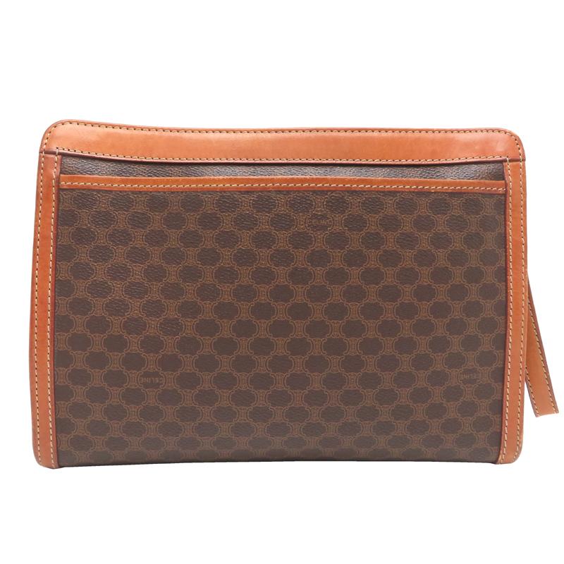 CELINE（セリーヌ） ［飯能本店］CELINE クラッチバッグ PVC ブラウン