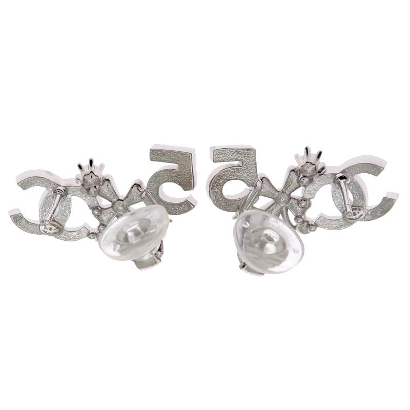 CHANEL シャネル ココマーク ×ブラックドーム ピアス imgrc0159469118.jpg