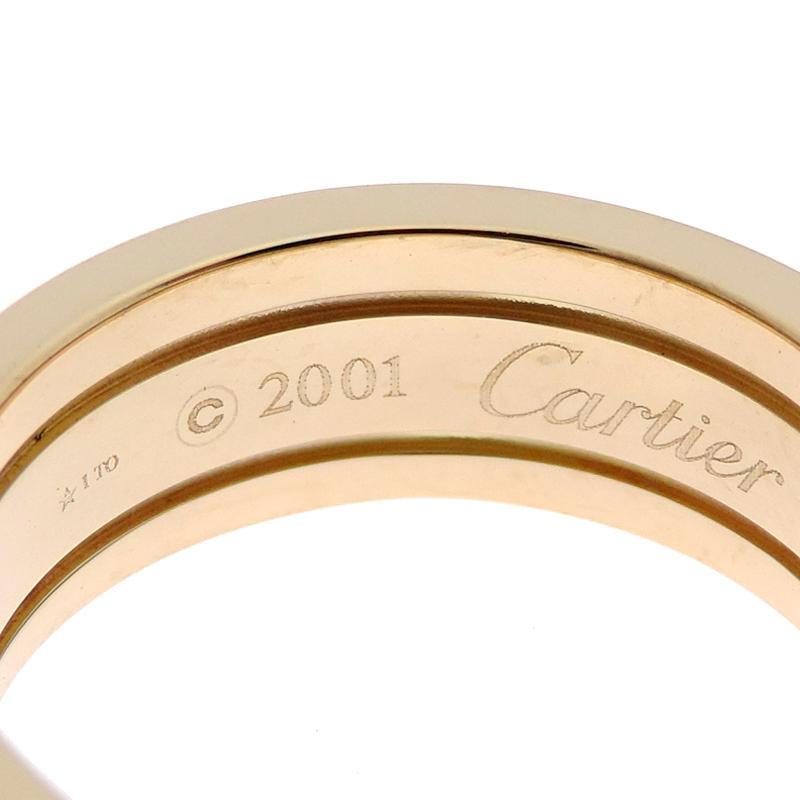 カルティエ 2C フォーチュン88 Au750 ダイヤモンドリング 9.5号