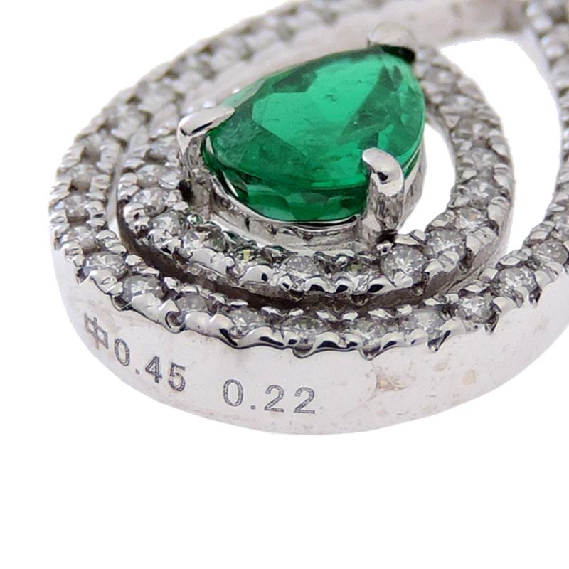 飯能本店］Non Brand ノンブランド 0.45ct エメラルド 0.22ct
