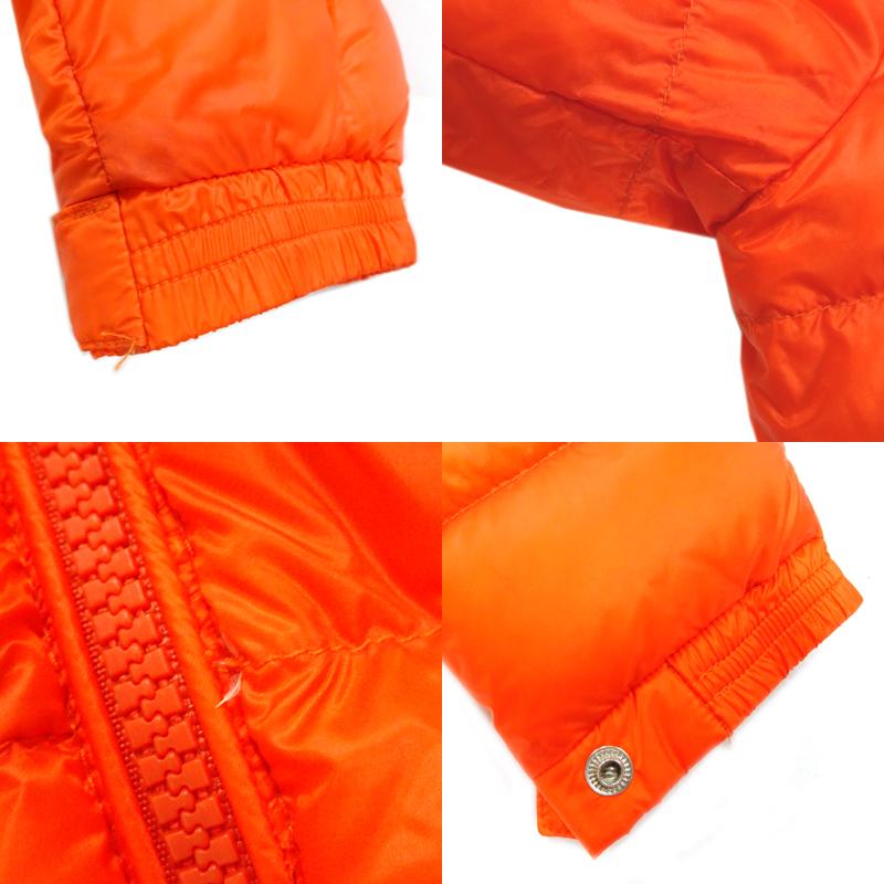 【MONCLER】 サイドロゴ入 ナイロン バミューダ　★美品★ オレンジ MONCLER】 サイドロゴ入 ナイロン バミューダ☆美品☆ オレンジ