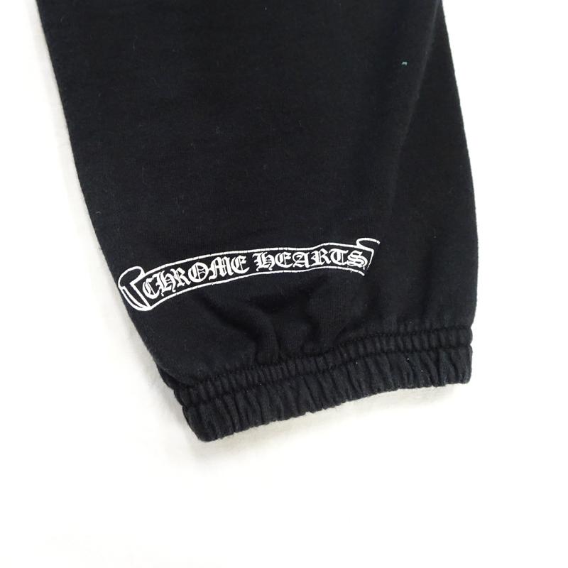■美品■ CHROME HEARTS クロムハーツ コットン95％ 総柄 インナー ステテコ タイツ 表記サイズ S メンズ ブラック系 FA7908 飯能本店］CHROME HEARTS クロムハーツ CHクロン クロス ミラージュ RN