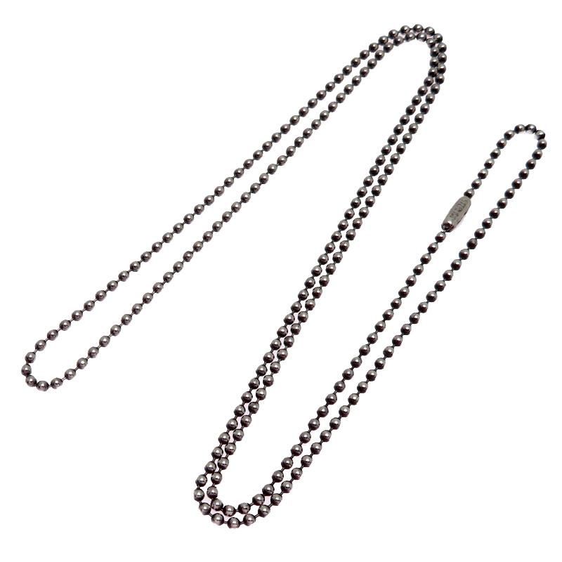 飯能本店］CHROME HEARTS クロムハーツ #76 SV925 純正 ボールチェーン