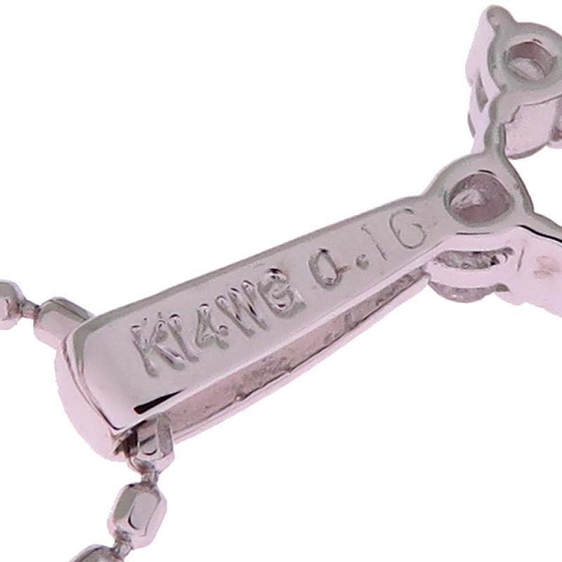 飯能本店］Non Brand ノンブランド 0.16ct ダイヤモンド ネックレス  