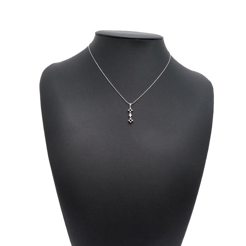 飯能本店］Non Brand ノンブランド 0.16ct ダイヤモンド ネックレス  