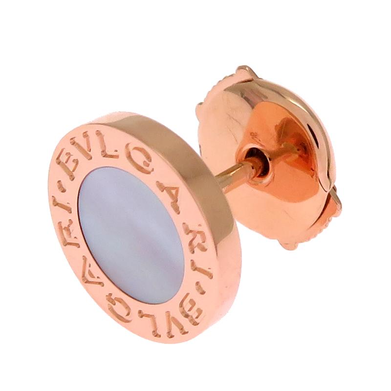 炬*燵様 ブルガリ・ブルガリ 18Kピンクゴールド製シングル ピアス イヤリング BVLGARI ブルガリ ブルガリ ブルガリ ピアス 18金 K18ピンク