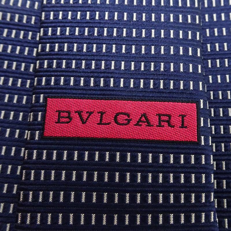 BVLGARI（ブルガリ） ［飯能本店］BVLGARI ネクタイ シルク ネイビー系