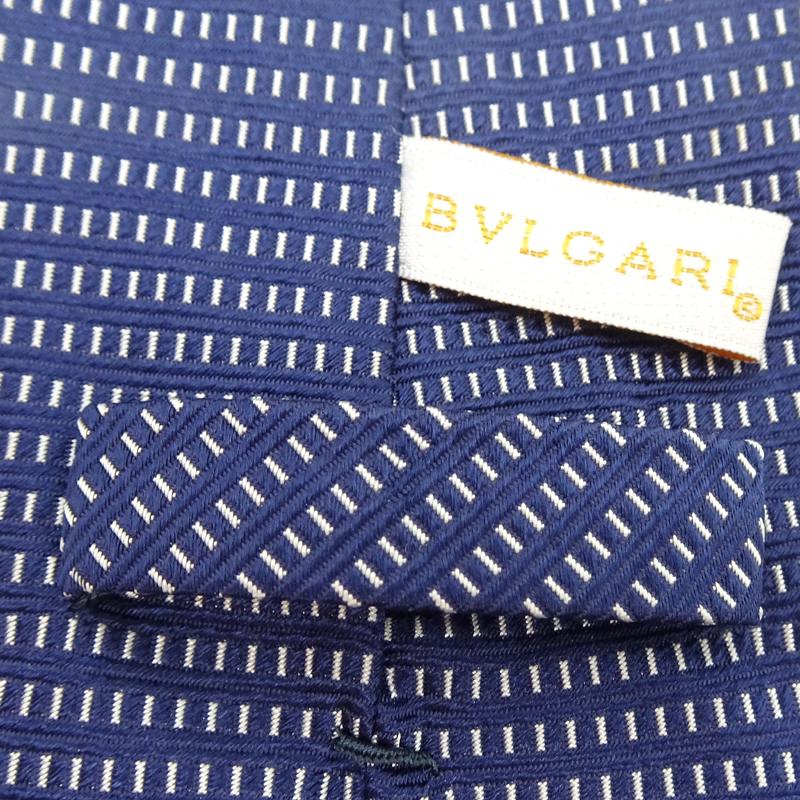 BVLGARI（ブルガリ） ［飯能本店］BVLGARI ネクタイ シルク ネイビー系