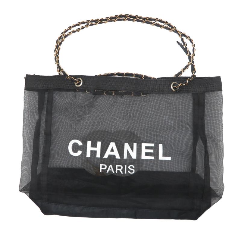 【極美品】CHANEL トートバッグ 正規ノベルティ 非売品 ブラック 非常に入手困難❗【非売品 ノベルティ CHANELトート】正規品