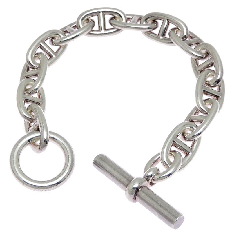 新品 HERMES シェーヌダンクル TGM 13コマ シルバー ブレスレット 楽天市場】≪Brand new≫ HERMES Chaine d'ancre bracelet TGM 13