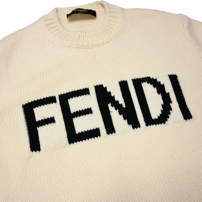 FENDI（フェンディ） ［飯能本店］FENDI ロゴ クルーネック #44 ニット