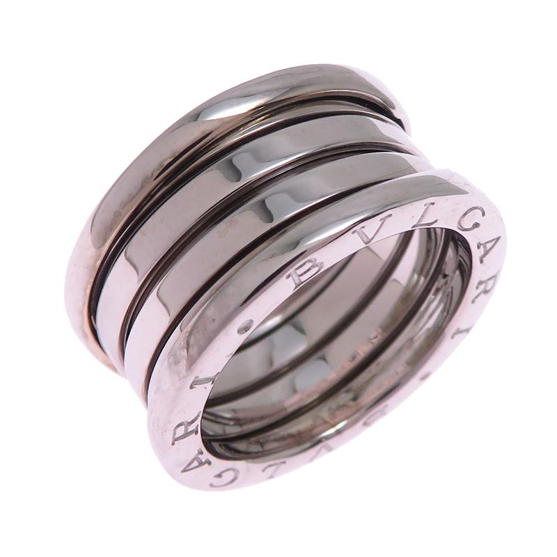 ブルガリ　リング　５２号 BVLGARI（ブルガリ） ［銀座店］BVLGARI #52 ビーゼロワン 4バンド
