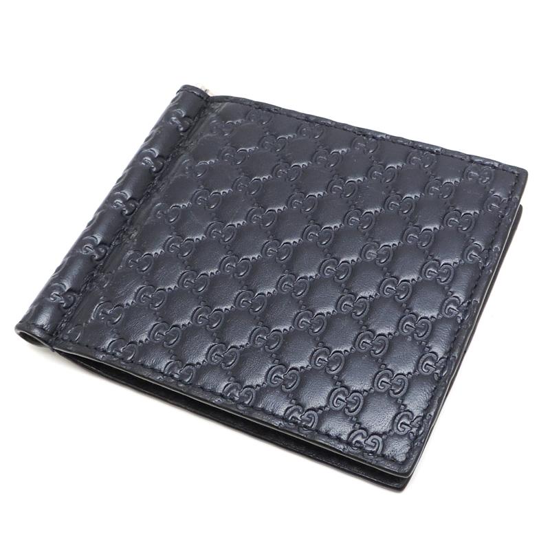 【未使用級美品】GUCCI グッチ　シマ　マネークリップ　レザー　ダークブラウン GUCCI（グッチ） ［飯能本店］GUCCI グッチシマ 544478 マネークリップ